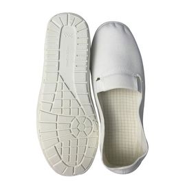 Giày an toàn ESD không trơn trượt vải phía trên không lỗ Unisex cho thiết bị điện tử chính xác