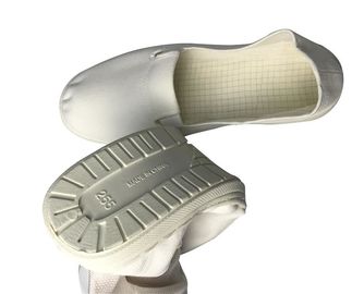 Giày an toàn ESD không trơn trượt vải phía trên không lỗ Unisex cho thiết bị điện tử chính xác