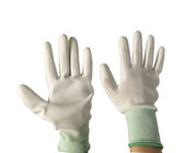 Găng tay tráng phủ Polyurethane trắng Găng tay chống tĩnh điện Găng tay lót Polyester liền mạch