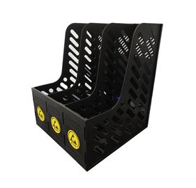Kích thước A4 Vĩnh viễn ESD Tạp chí An toàn Rổ tập tin 3 ngăn Tùy chọn ngăn kéo