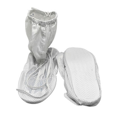 Giày ESD chống tĩnh trắng 5mm dây đai vải ESD giày an toàn phòng sạch giày chống bụi
