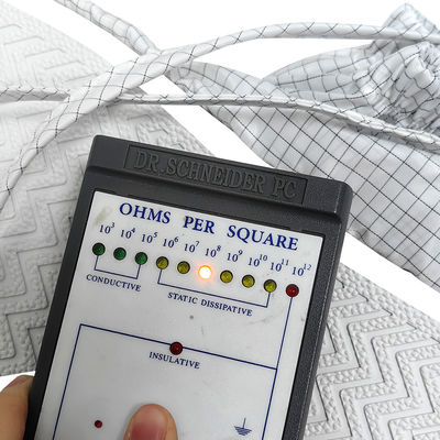 Giày ESD chống tĩnh trắng 5mm dây đai vải ESD giày an toàn phòng sạch giày chống bụi