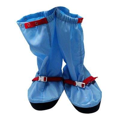 Cleanroom Blue Anti Static Giày làm việc 5MM Strip ESD vải giày dài
