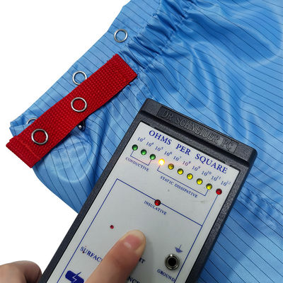 Cleanroom Blue Anti Static Giày làm việc 5MM Strip ESD vải giày dài