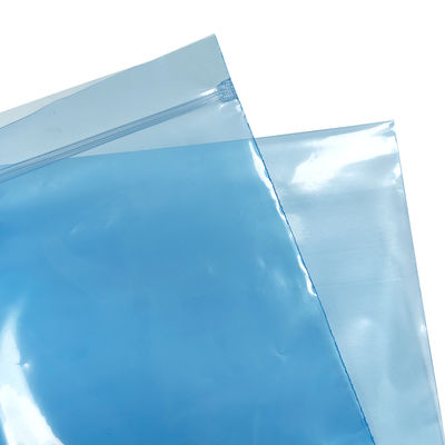 Blue PE ESD Zip Lock Shielding Bag For Cleanroom Packaging Các thành phần điện tử cỡ nhỏ và trung bình