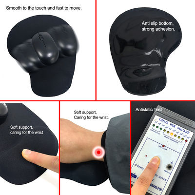 ESD chống tĩnh Bàn đen mềm bền silicone Chiếc miếng đệm chuột