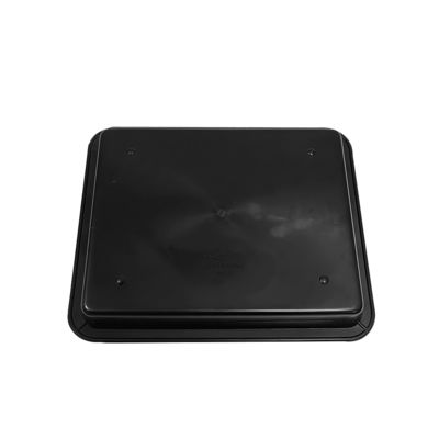 283x223x28mm Black Plastic Square Tray Anti-Static Tray Parts Box Turnover Box Pp Rubber Tray