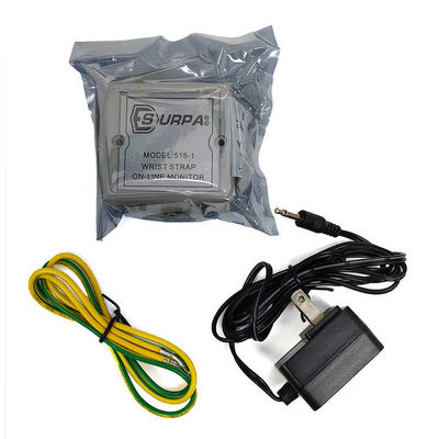 Chiếc dây đeo đeo cổ tay chống tĩnh, thiết bị giám sát trực tuyến SURPA 518-1 Kiểm tra báo động tự động liên kết dây đeo đeo cổ tay tĩnh