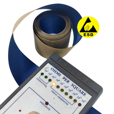 ESD Anti-Static Self Adhesive Polyester Grid Fabric Roller Tape