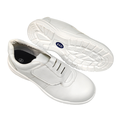Không dây đai Velcro thiết kế ESD giày an toàn chống bụi thép chân làm việc