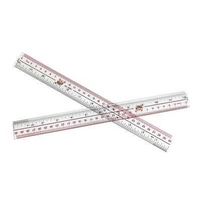 Thước thẳng chống tĩnh điện trong suốt bằng nhựa 30cm