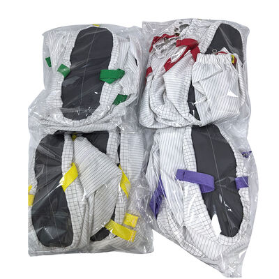 Giày ống dài chống tĩnh điện ESD đế mềm, không bụi cho phòng sạch