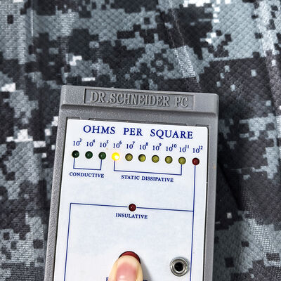 In ngụy trang hiệu suất cao ESD kim cương lưới vải dệt ️ 87% polyester + 13% sợi cacbon