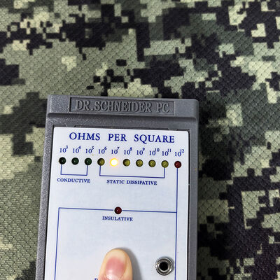 In ngụy trang hiệu suất cao ESD kim cương lưới vải dệt ️ 87% polyester + 13% sợi cacbon