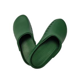 Phòng sạch Giày an toàn chống tĩnh điện EVA Guốc y tá xanh cho bệnh viện