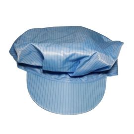 Trắng xanh vàng chống tĩnh điện Esd Cap Vải Polyester không bụi Kích thước S / M / L / Xl
