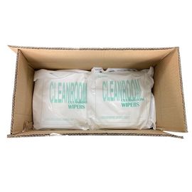 6 &quot;X6&quot; 140GSM Khăn lau phòng sạch dệt kim đôi Polyester