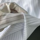 10MM Sọc dệt kim chống tĩnh điện Vải Polyester Phòng sạch Găng tay ESD Vải