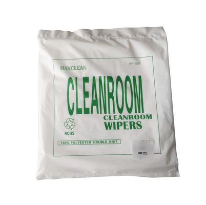 6 &quot;X6&quot; 140GSM Khăn lau phòng sạch dệt kim đôi Polyester