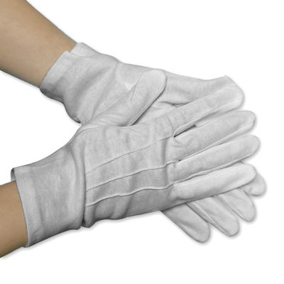 10,5 inch 100% cotton liền mạch Găng tay chống tĩnh điện