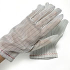 Sọc Carbon Phòng sạch Găng tay Polyester chống tĩnh điện ESD