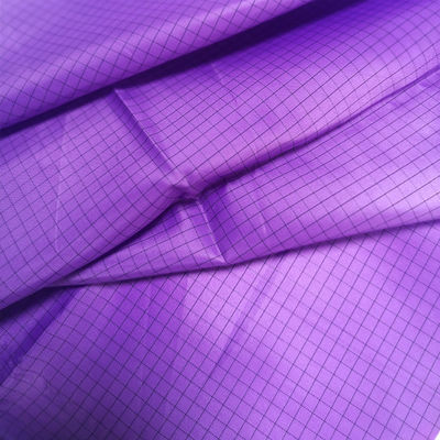 98% Polyester 2% Sợi carbon ESD 5MM Vải lưới cho hàng may mặc trong phòng sạch