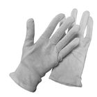 Găng tay cotton trắng 100% có khả năng co giãn cao cho những nơi không có bụi