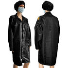 Màu đen 4% sợi carbon Unisex Quần áo an toàn ESD chống tĩnh điện có mũ