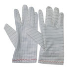 Vải PU sọc trắng Găng tay chống tĩnh điện ESD Miễn phí cho phòng sạch công nghiệp