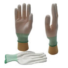 Găng tay chống trượt Polyester Pu màu trắng chống trượt cho ngành công nghiệp S M L XL XXL