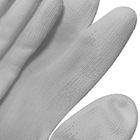 Găng tay chống trượt Polyester Pu màu trắng chống trượt cho ngành công nghiệp S M L XL XXL