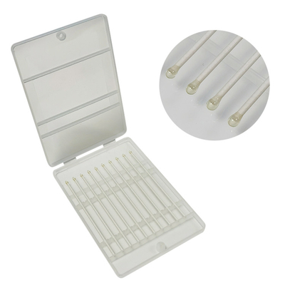 Phòng sạch Miếng gạc silicone Gel Bút dính Màu vàng Đầu tròn trong suốt