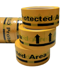 ESD Chống tĩnh điện PVC Cảnh báo Sàn Băng màu vàng