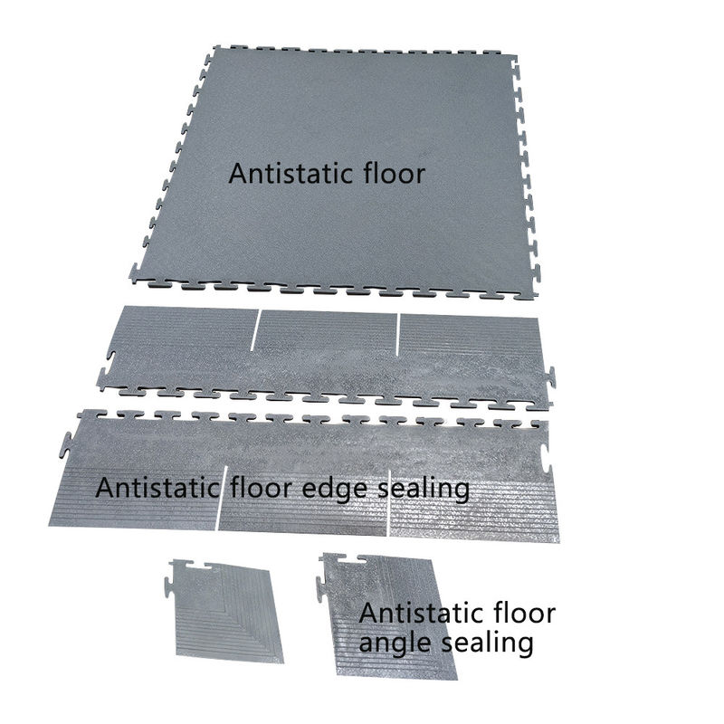 600x600mm ESD có thể tháo rời chống tĩnh kết nối PVC Vinyl sàn vật liệu cho bệnh viện / phòng sạch