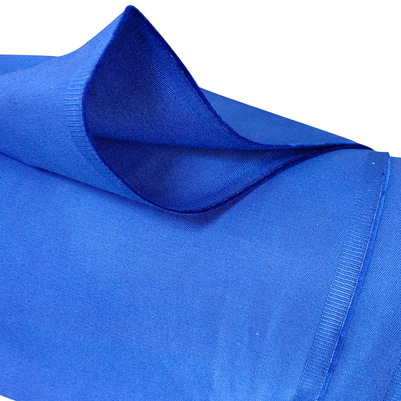 Vải bảo hộ lao động chống cháy Blue ESD Cotton Poly Blend cho khu vực chống tĩnh điện
