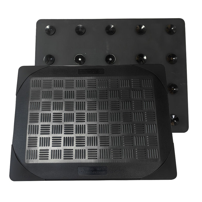Anti-Static ESD cao su thảm dừng di chuyển không bụi độ đàn hồi chống mệt mỏi 650 * 450