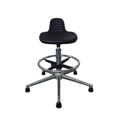 300 Lbs Polyurethane ESD Ghế an toàn ESD Stool w / Chrome Foot Ring Khí nén
