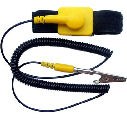 Velcro ESD Dây đeo cổ tay có thể điều chỉnh Dây đeo chống tĩnh điện 1 Meg ohm Dây PU