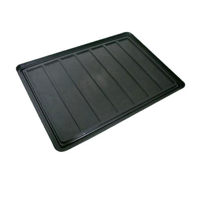 Vật liệu đóng gói ESD màu đen Hộp chứa chất dẻo để lưu trữ Các bộ phận nhạy cảm tĩnh