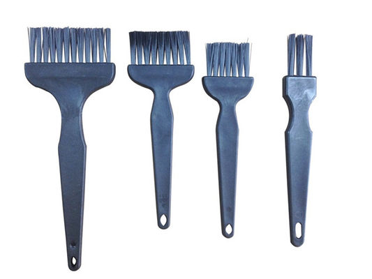 Nhíp chống tĩnh điện Bàn chải làm sạch ESD phẳng w / Tay cầm dẫn điện và sợi