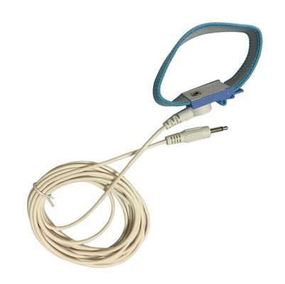 Dây đeo cổ tay chống tĩnh điện an toàn ESD Dây kép có thể điều chỉnh được dệt với khóa 4 MM