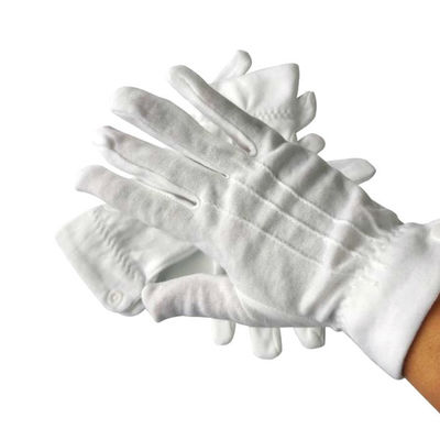 10,5 inch 100% cotton liền mạch Găng tay chống tĩnh điện