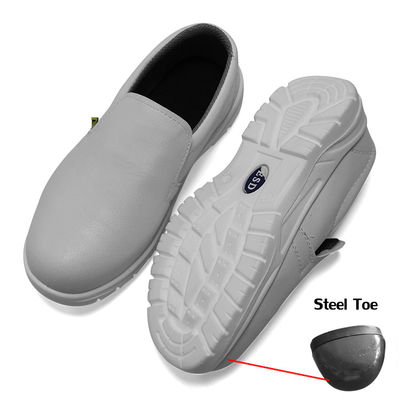 Phòng sạch ESD Chống tĩnh điện Ngón chân bằng thép trắng thoáng khí Giày an toàn ESD Giày chống tĩnh điện